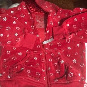 NWOT ARIZONA RED 75% COTTON/25% POLY JKT-HOOD
